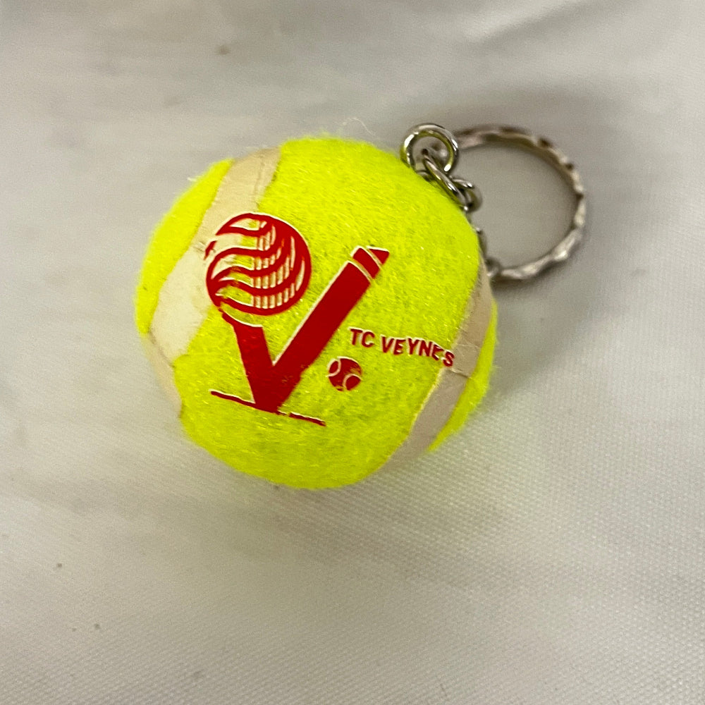 porte cle balle de tennis personnalisable