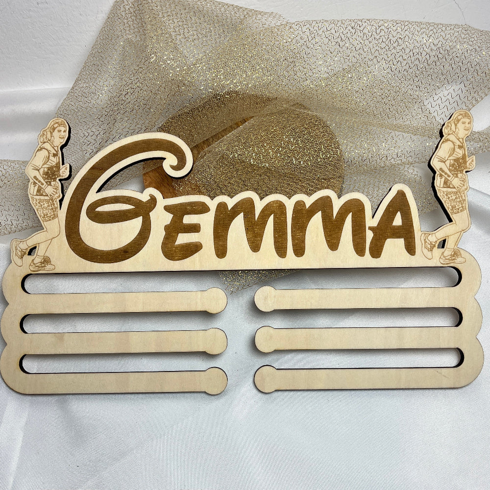 porte medaille running photo