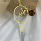 raquette tennis jaune 