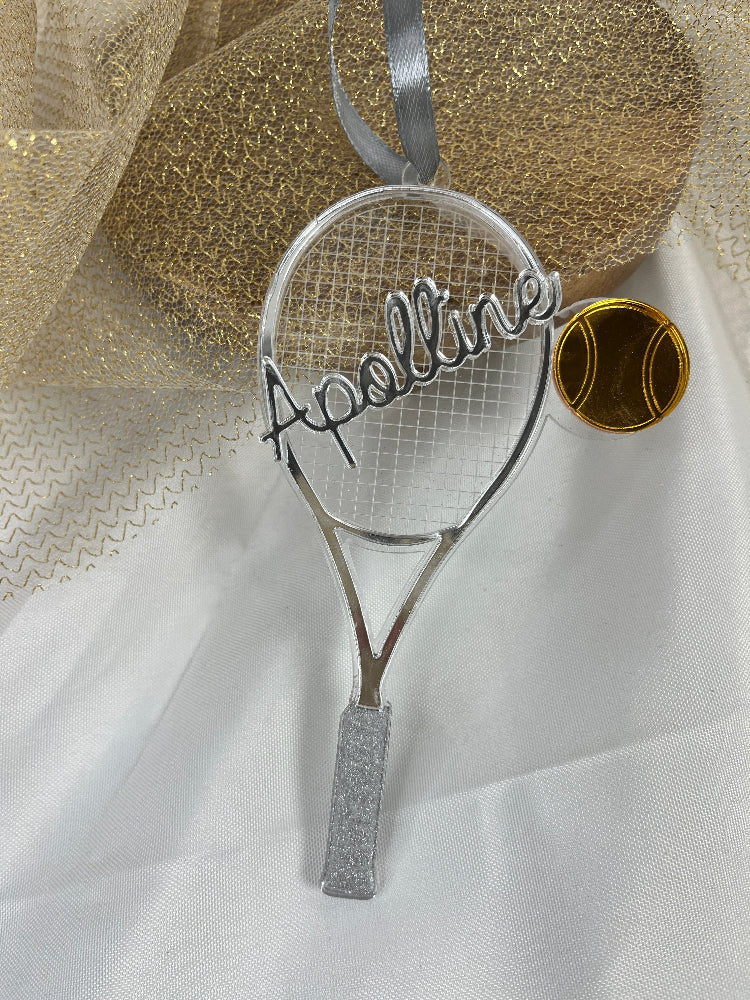 suspension raquette de tennis