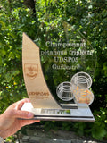 trophee de petanque personnalisable pompier