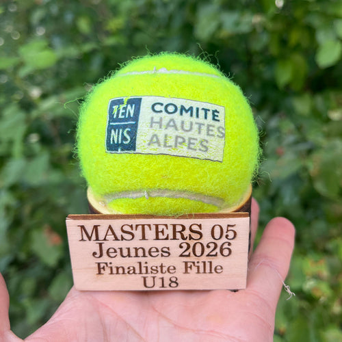 trophee de tennis balle recyclee comite des hautes alpes masters 05