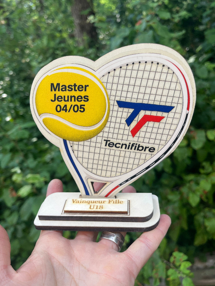 trophee jeune raquette tennis impimable