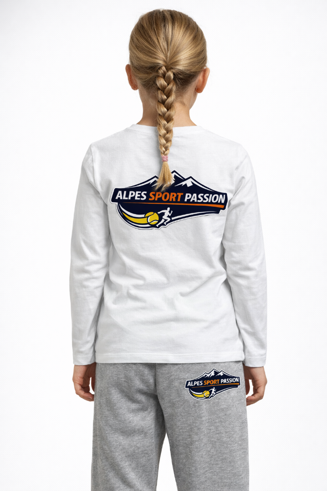 tshirt enfant alpes sport passion 