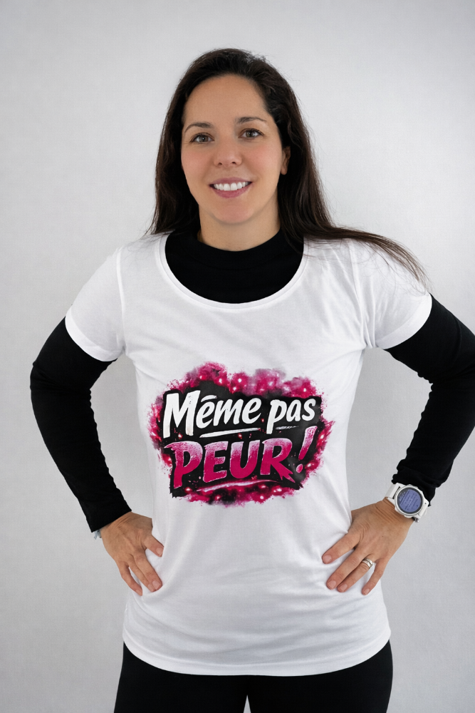 tshirt meme pas peur 