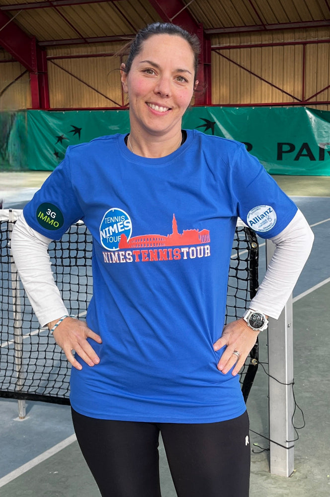 tshirt staff nimes tennis tour 